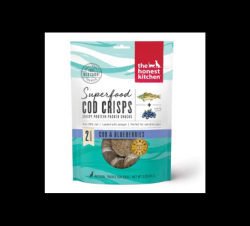 The Honest Kitchen - 3oz Cod and Blueberry Crisps