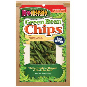 K9 Granola Factory - 4oz Green Bean Chips