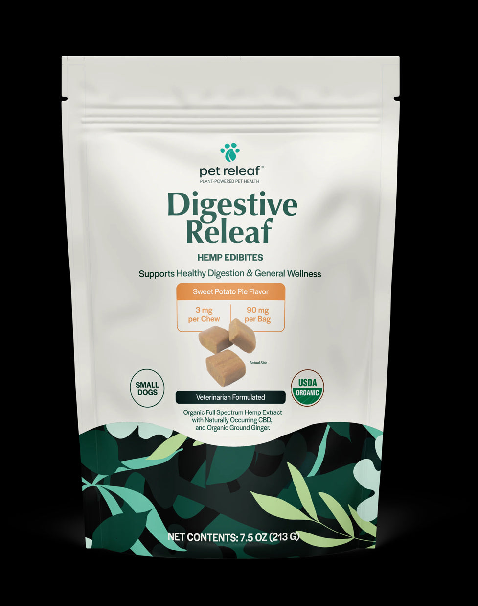pet releaf - 7.5oz Digestive Releaf plus Calming Supplements