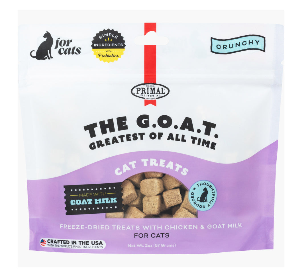 Primal - 2oz Cat Treats - Chicken & Goat Milk