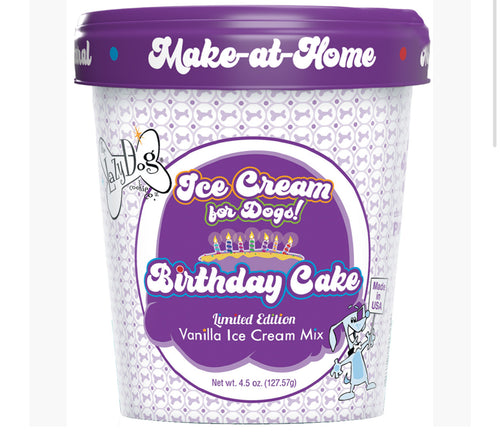 Lazy Dog - 4.5oz Ice Cream Mix - Birthday Cake Flavor