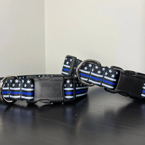 The Maine Pooch - Thin Blue Line Collar
