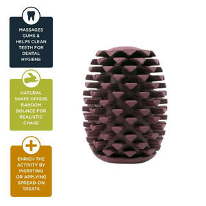 Tall Tails - Natural Rubber Pinecone Toy