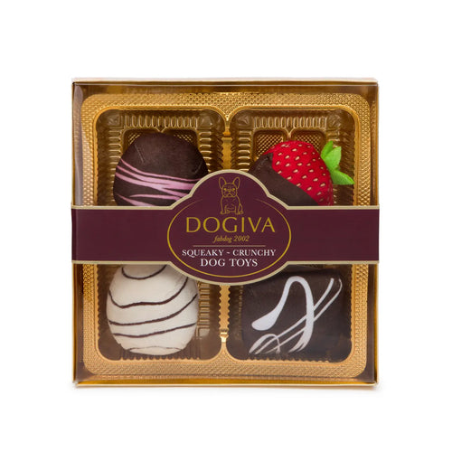FabDog - Dogiva Box of Chocolates Valentine's Day Dog Toy