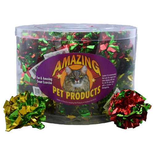 Amazing Pet Products - Mylar Crinkle Ball