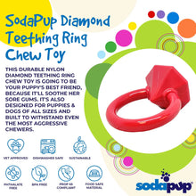 Load image into Gallery viewer, Sodapup - Nylon Diamond Ring Chew Toy