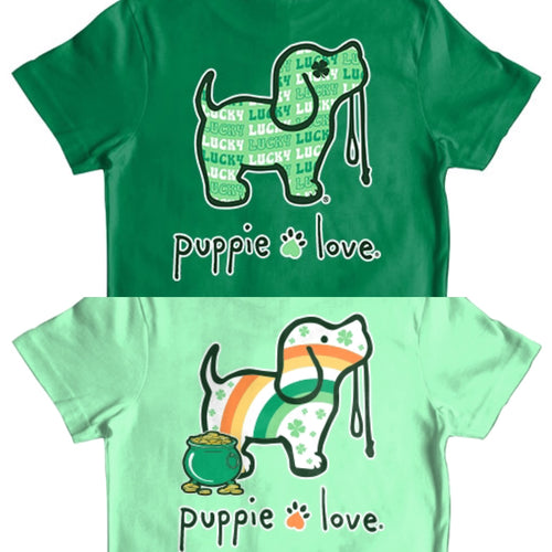 Puppie Love - YOUTH Saint Patrick’s Day Tees