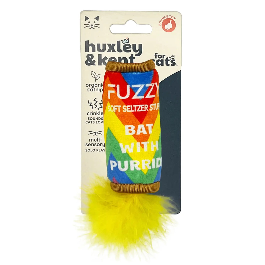 Lulubelles - Fuzzy Seltzer Rainbow Catnip Toy