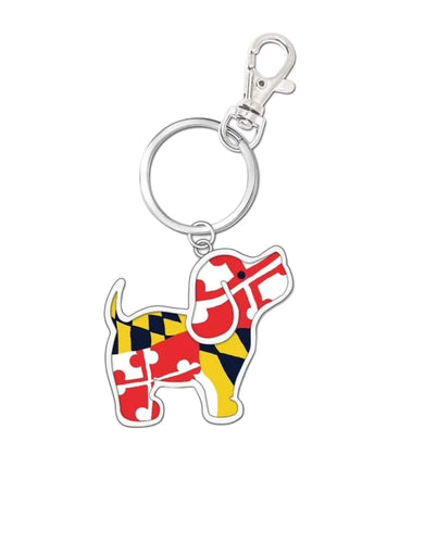 Puppie Love - Maryland Keychain