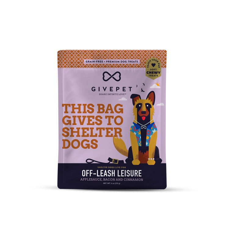 GivePet - 6oz Off-Leash Leisure - Applesauce, Bacon, and Cinnamon