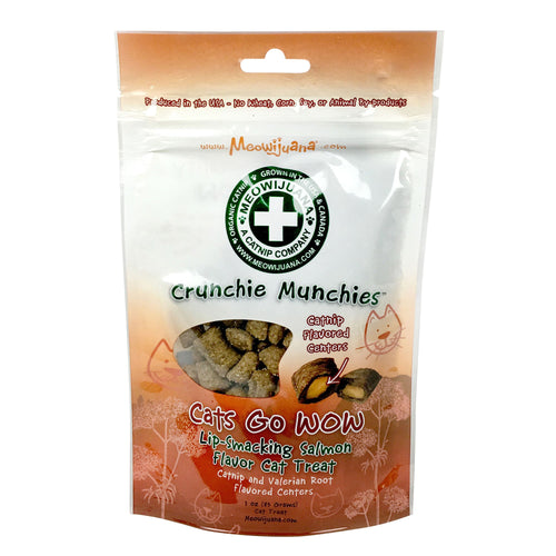 Meowijuana - 3oz Crunchie Munchies - Salmon