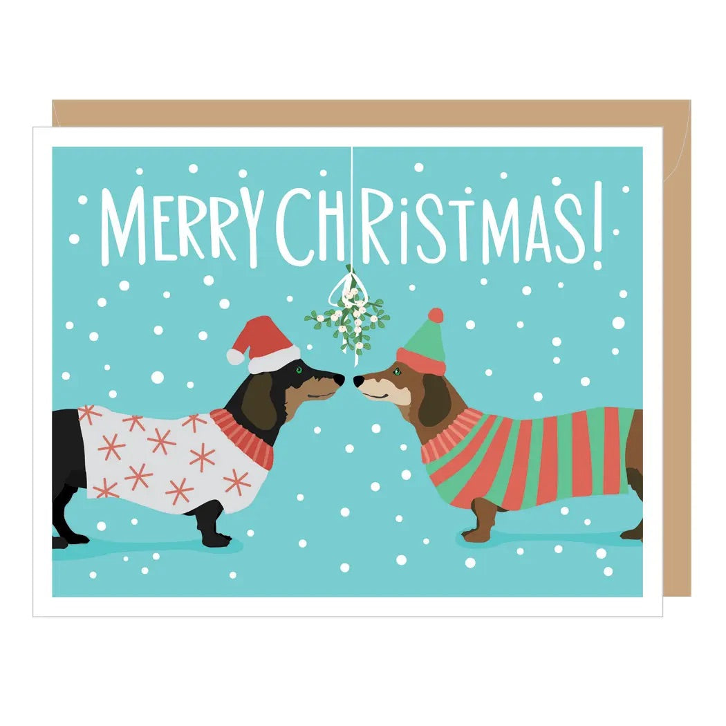 Apartment 2 Cards - Holiday Dachshunds