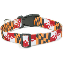 Load image into Gallery viewer, Dog Karma - Maryland Flag Collar
