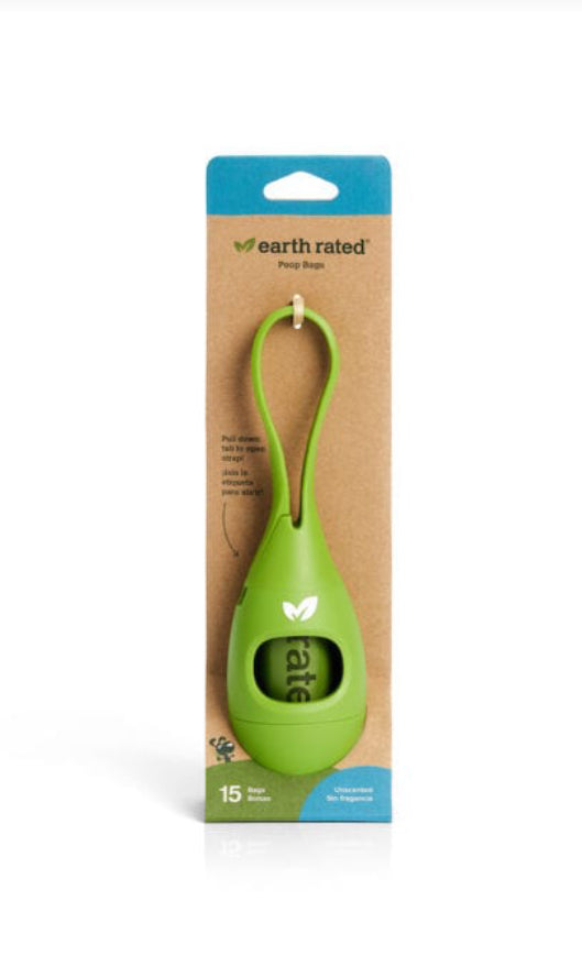Earth Rated - Unscented - Poop Bag Dispenser with 15 bags