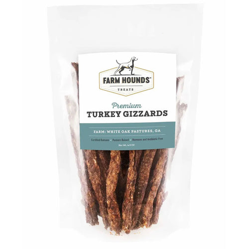 Farm Hounds - 4.5oz Turkey Gizzard Sticks